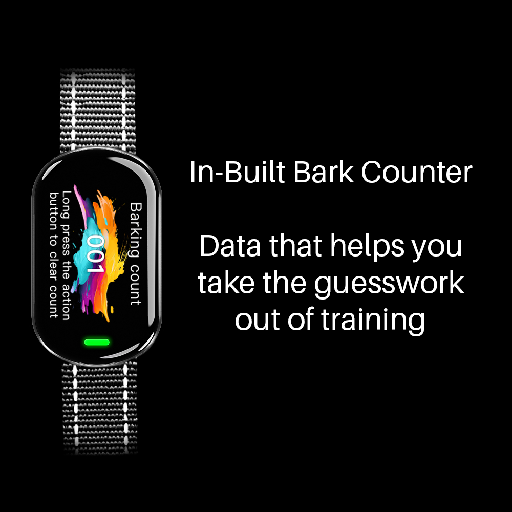 PT-BR02 Smart Bark Collar with Colour Display