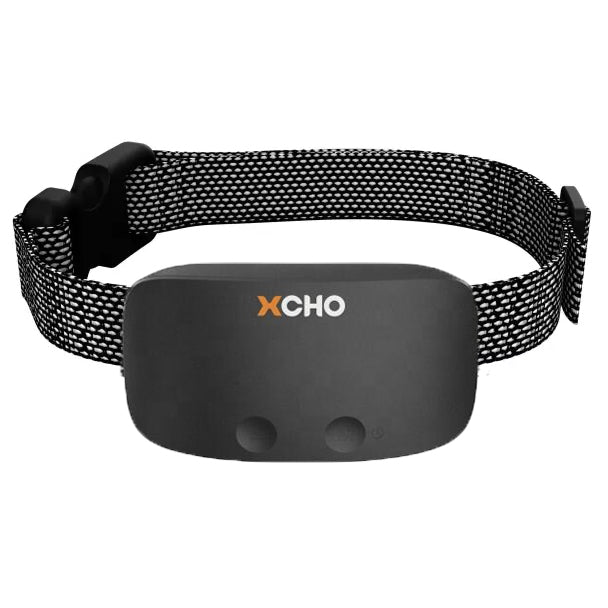 front view of XCHO black bark collar