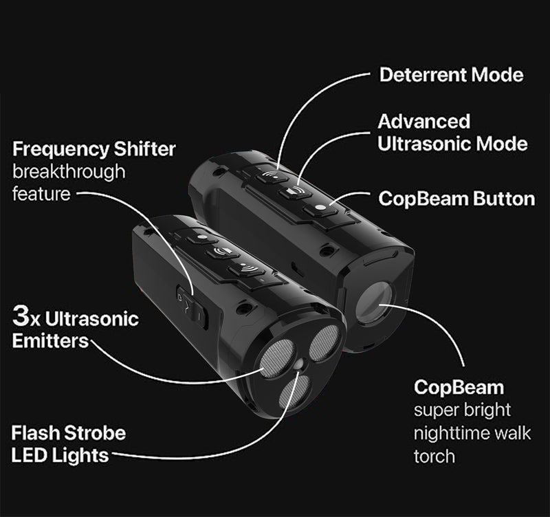 Ultrasonic PRO dog trainer/deterrent
