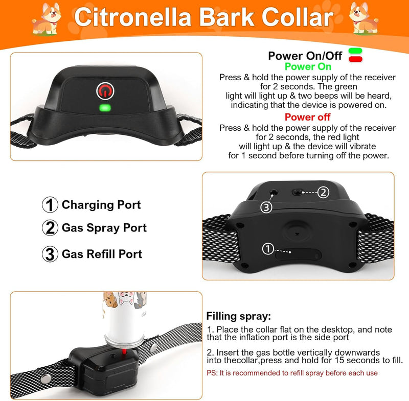 Pet Tech PT510 Citronella Remote Collar