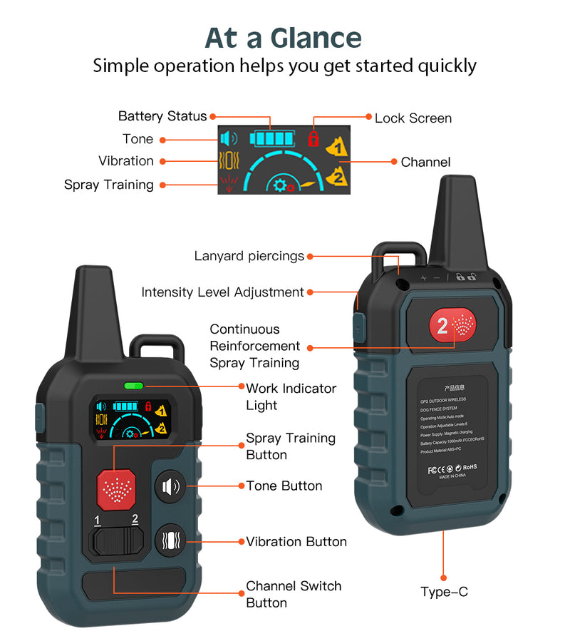 Pet Tech PT510 Citronella Remote Collar