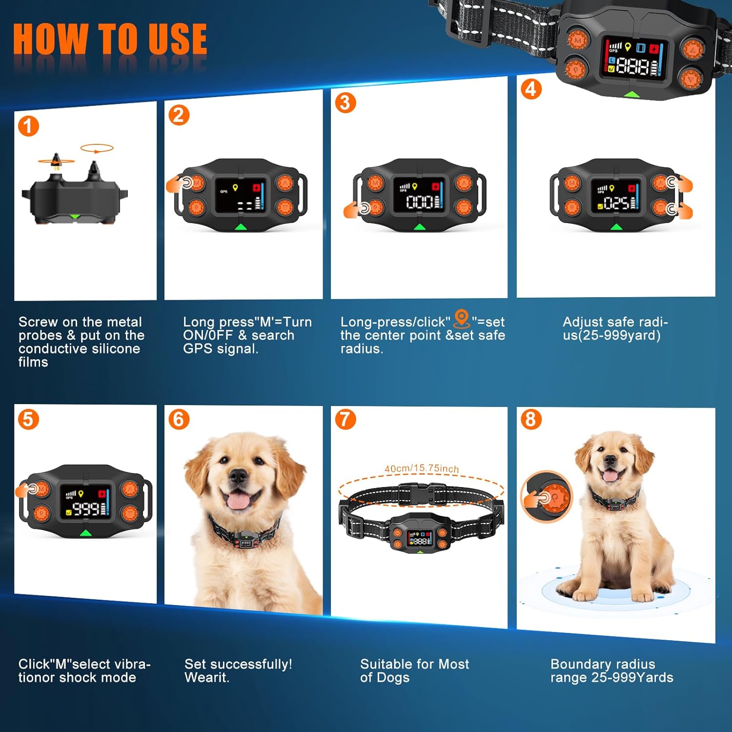Pet Tech Outdoor Wireless GPS Containment Fence