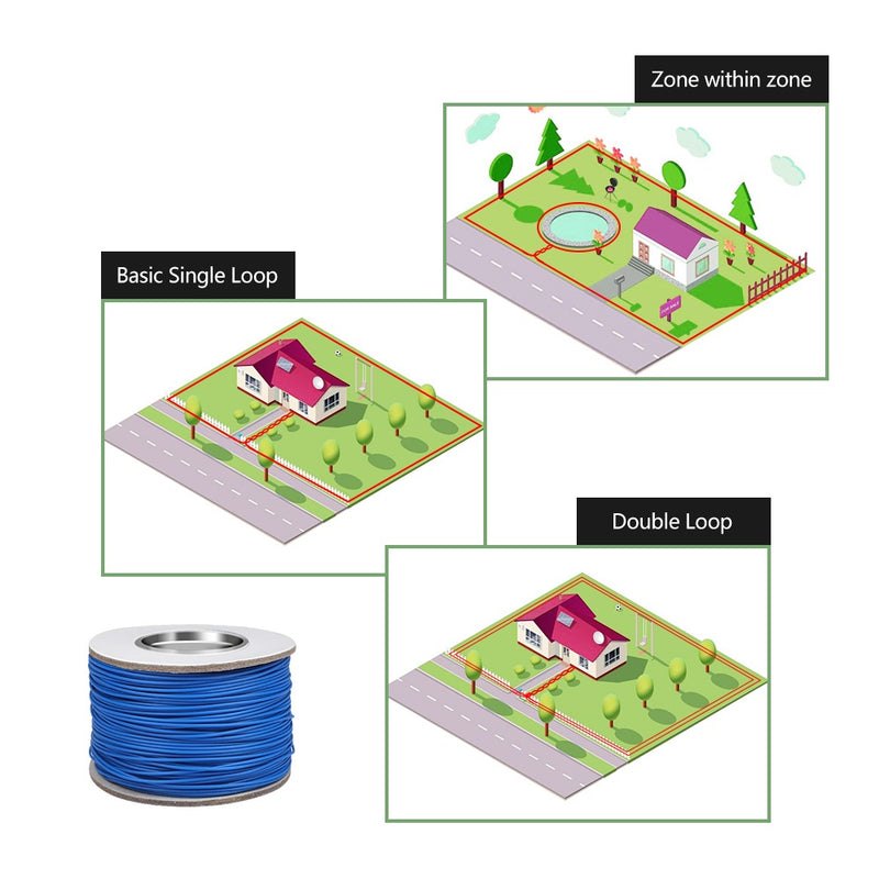 ptz-862 electronic dog fence system illustration