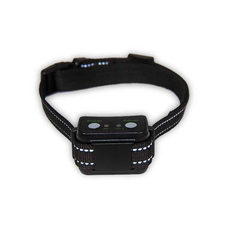 close up shot of pet-tech's citronella spray collar without shock