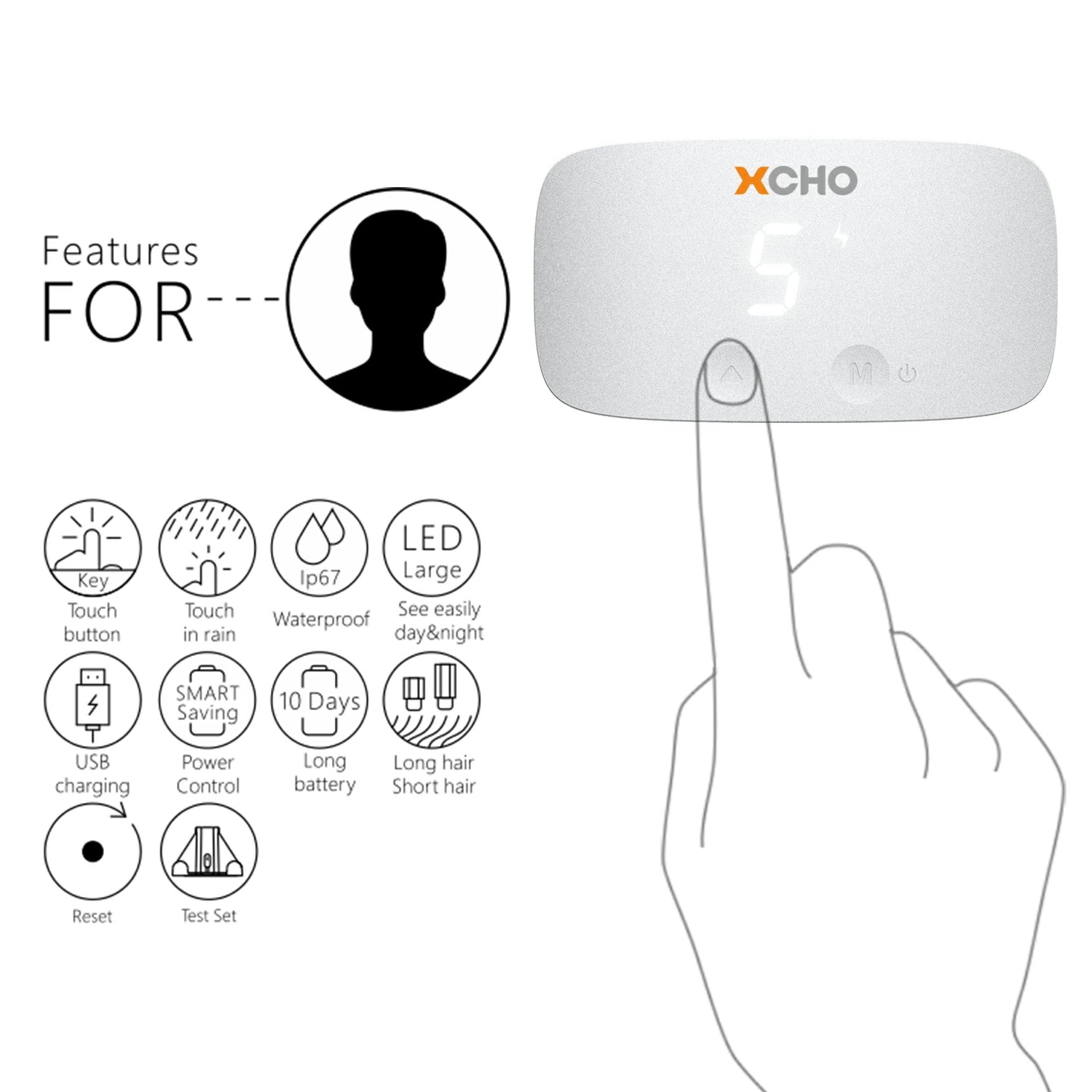 XCHO bark collar features