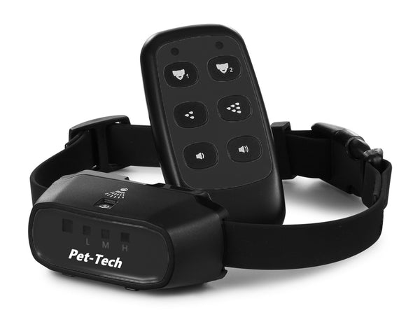 pet tech's citronella 2 in 1 bark & remote training collar