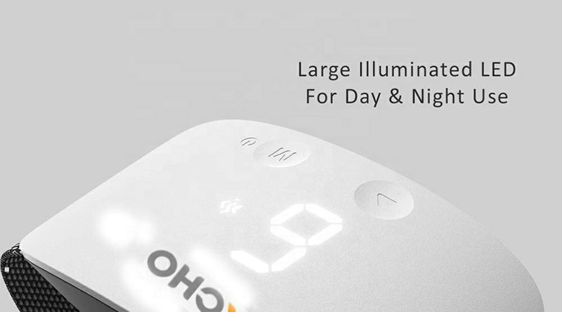 XCHO white bark collar with large illuminated LED