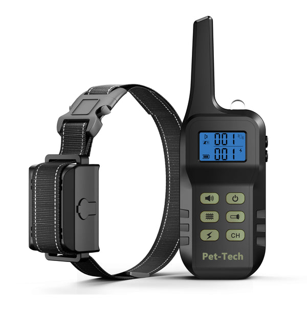 2 in 1 bark & remote training collar front view