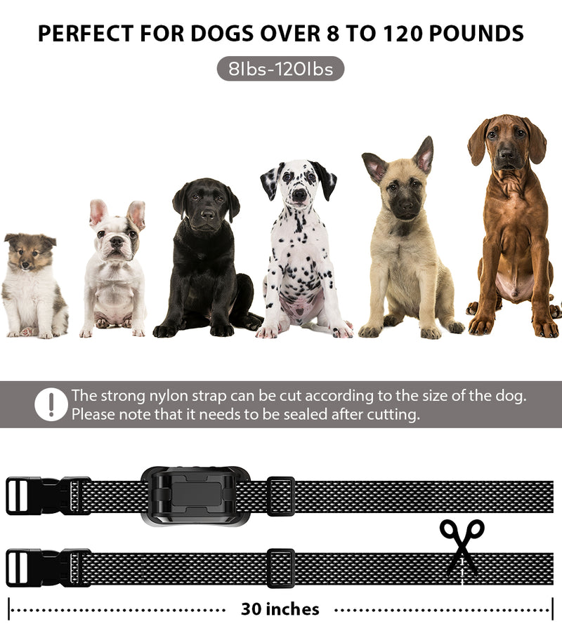 c470 citronella sound & spray collar is perfect for dogs over 8 to 120 pounds